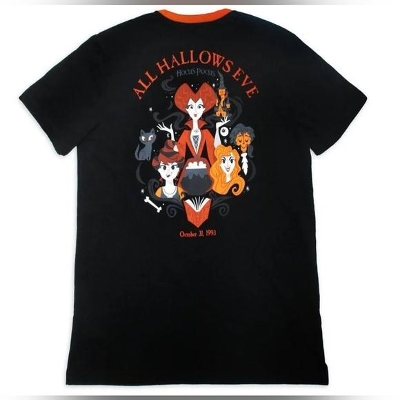 Disney Parks Hocus Pocus Ringer Tee - Picture 1 of 9